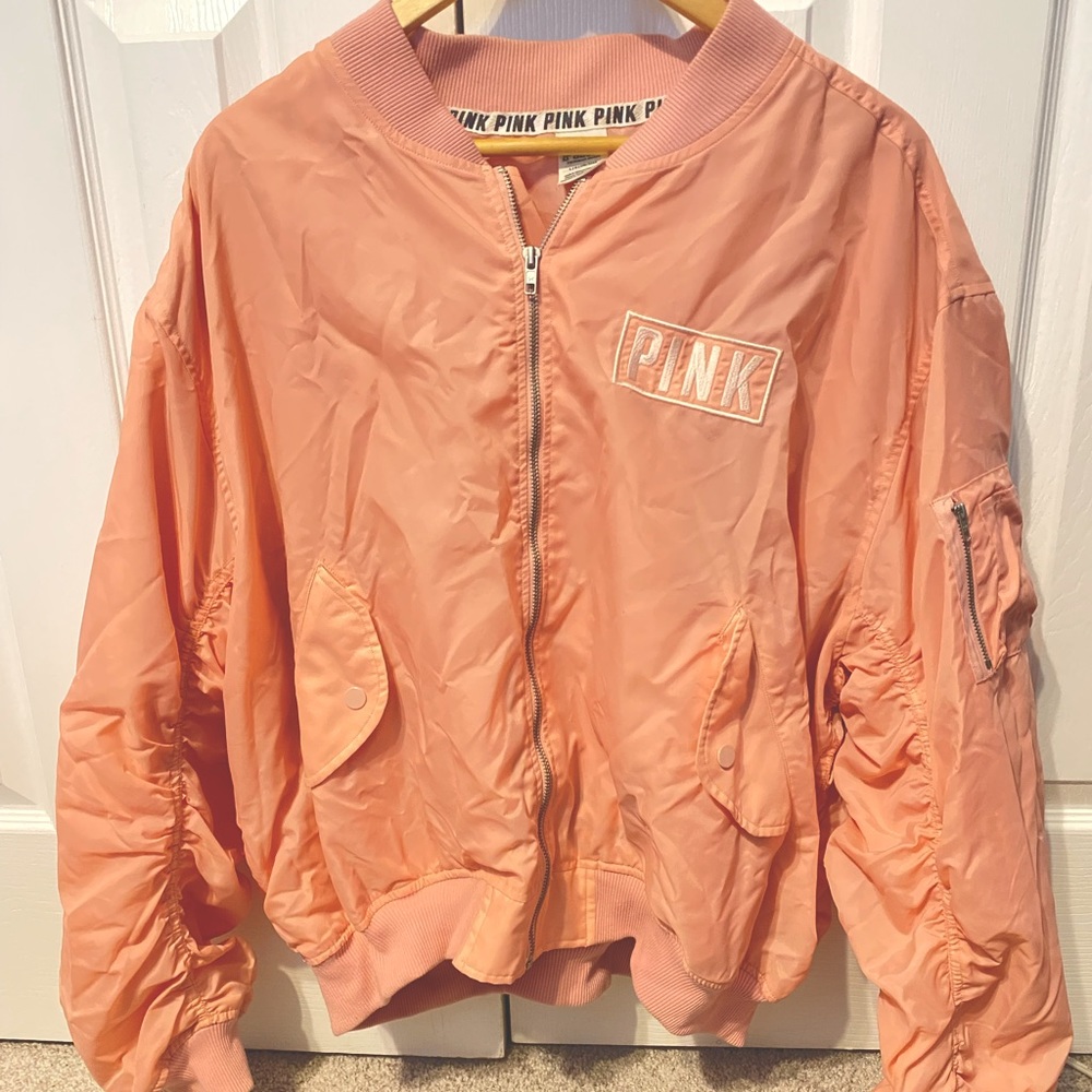 RARE VSPINK BOMBER FLIGHT JACKET